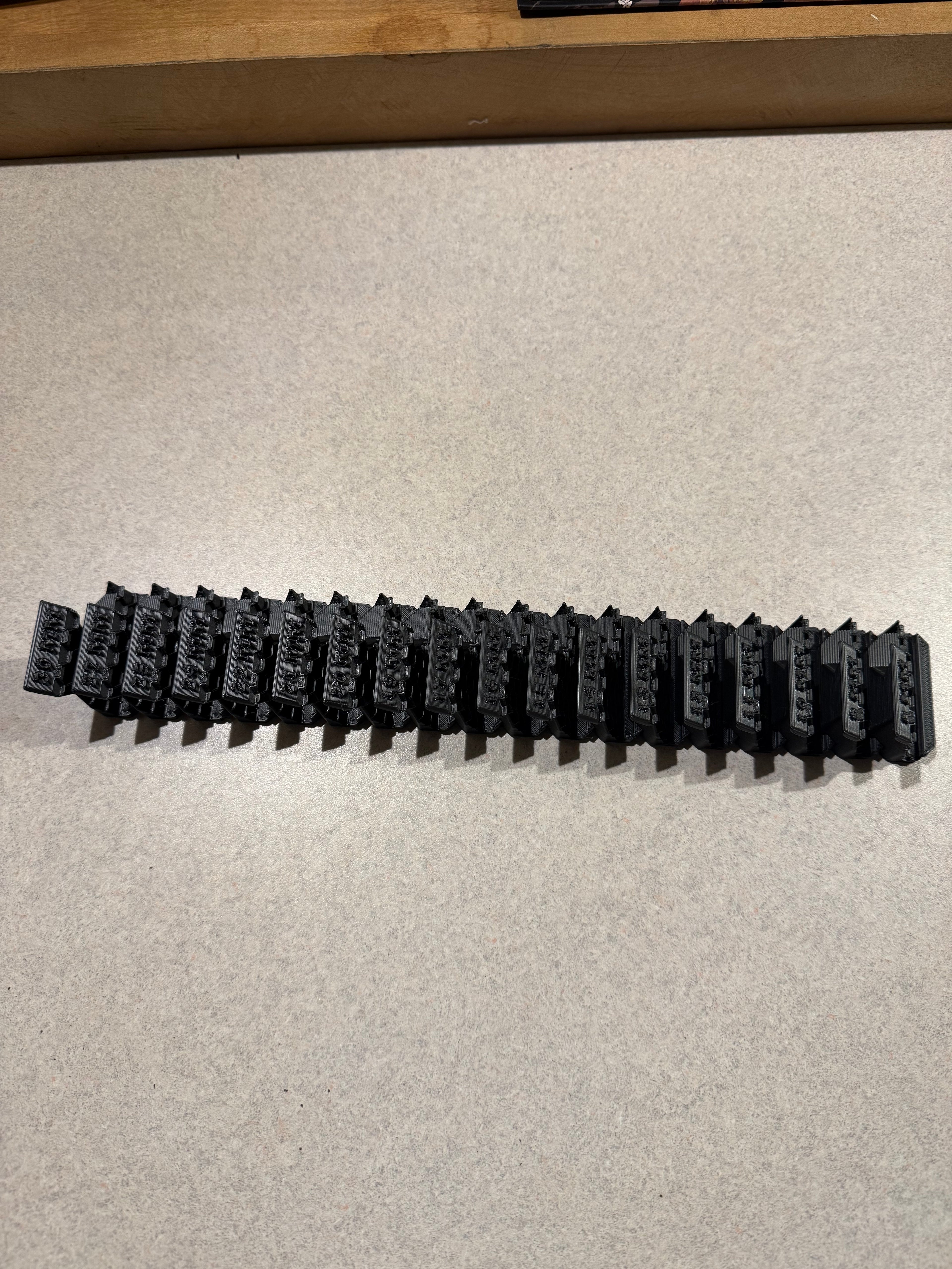 Tool Box Wrench Organizer Metric