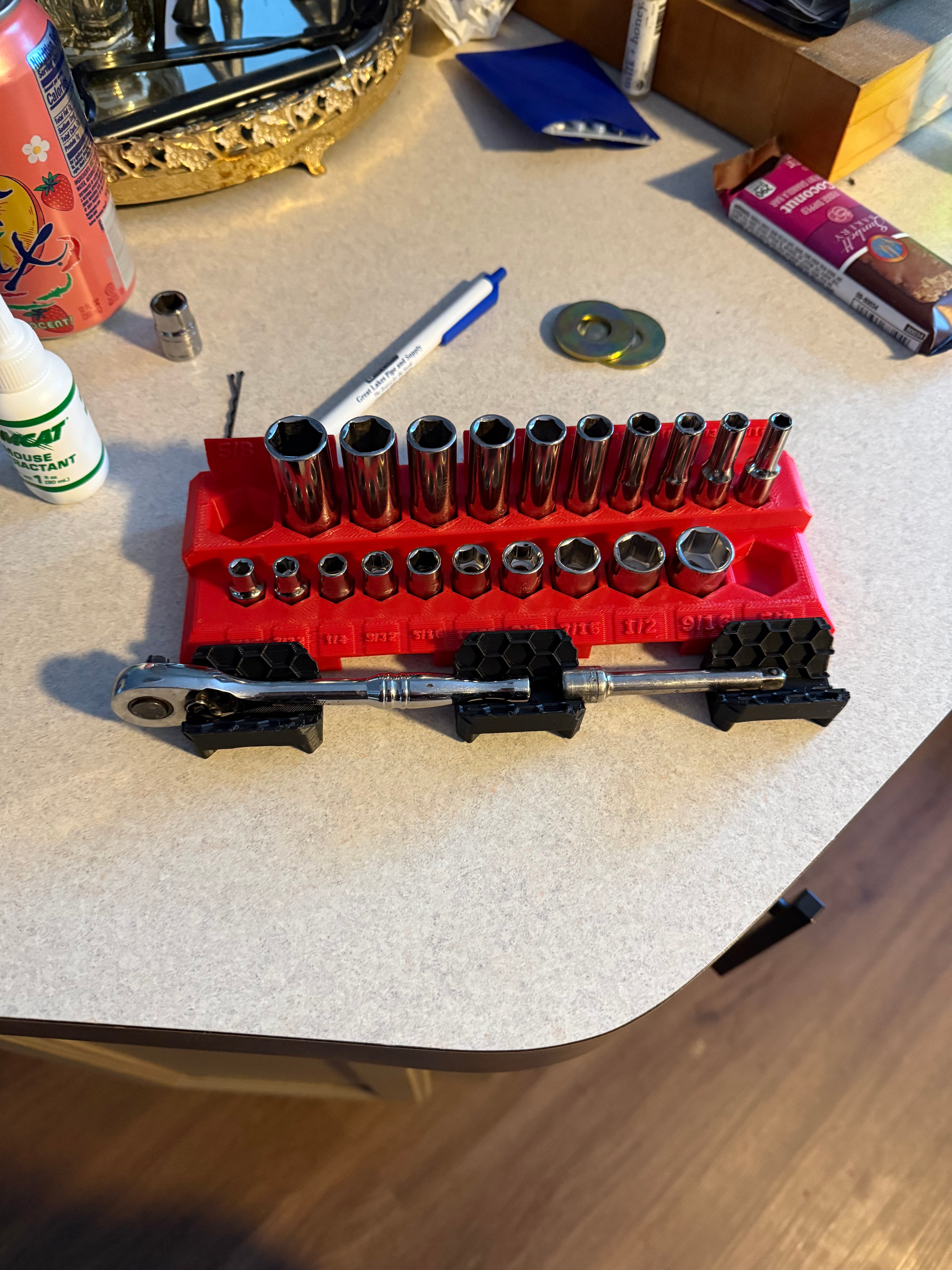 1/4” Drive Socket Organizer