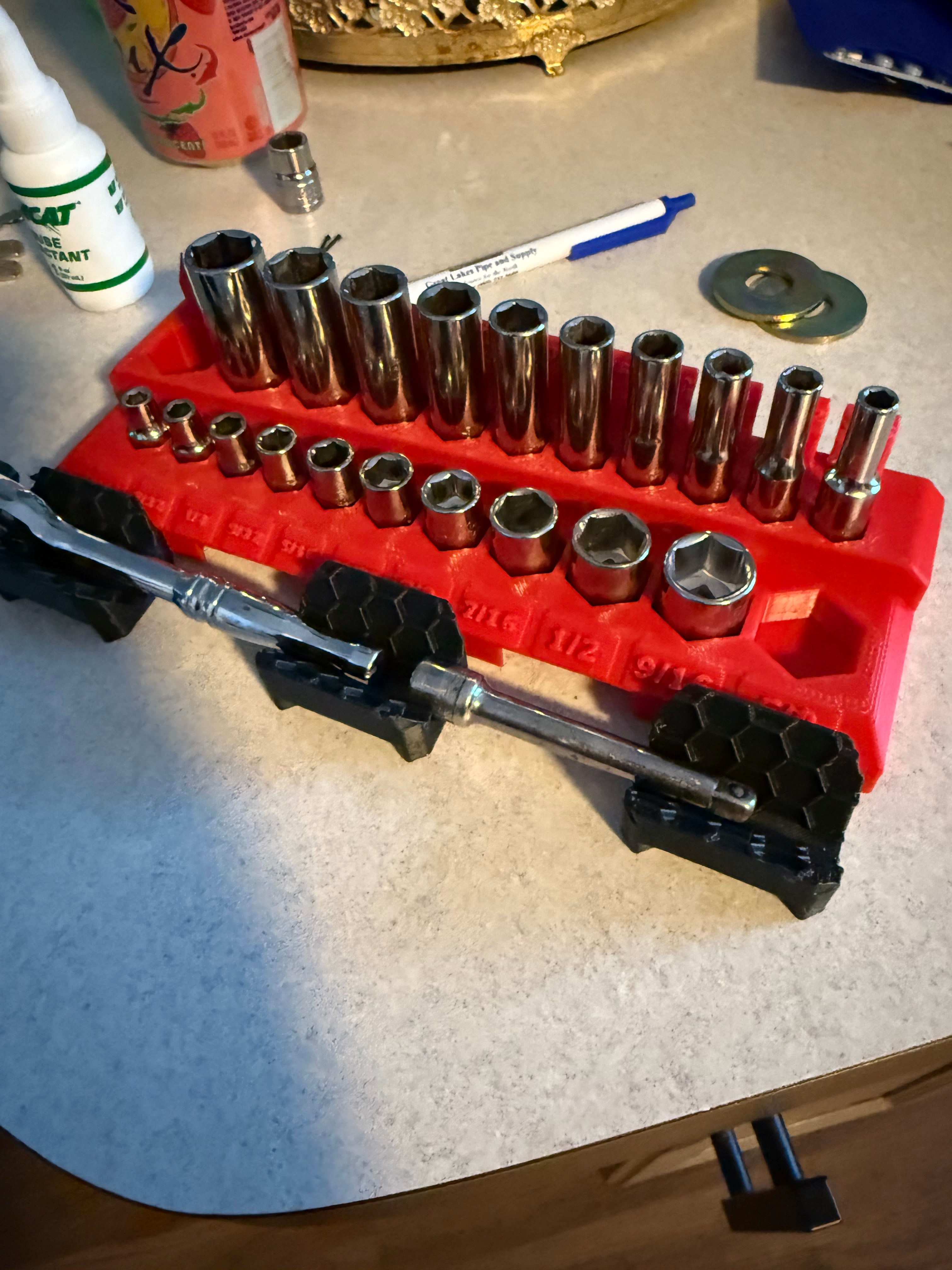 1/4” Drive Socket Organizer