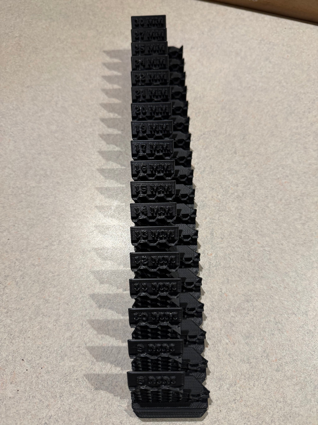 Tool Box Wrench Organizer Metric