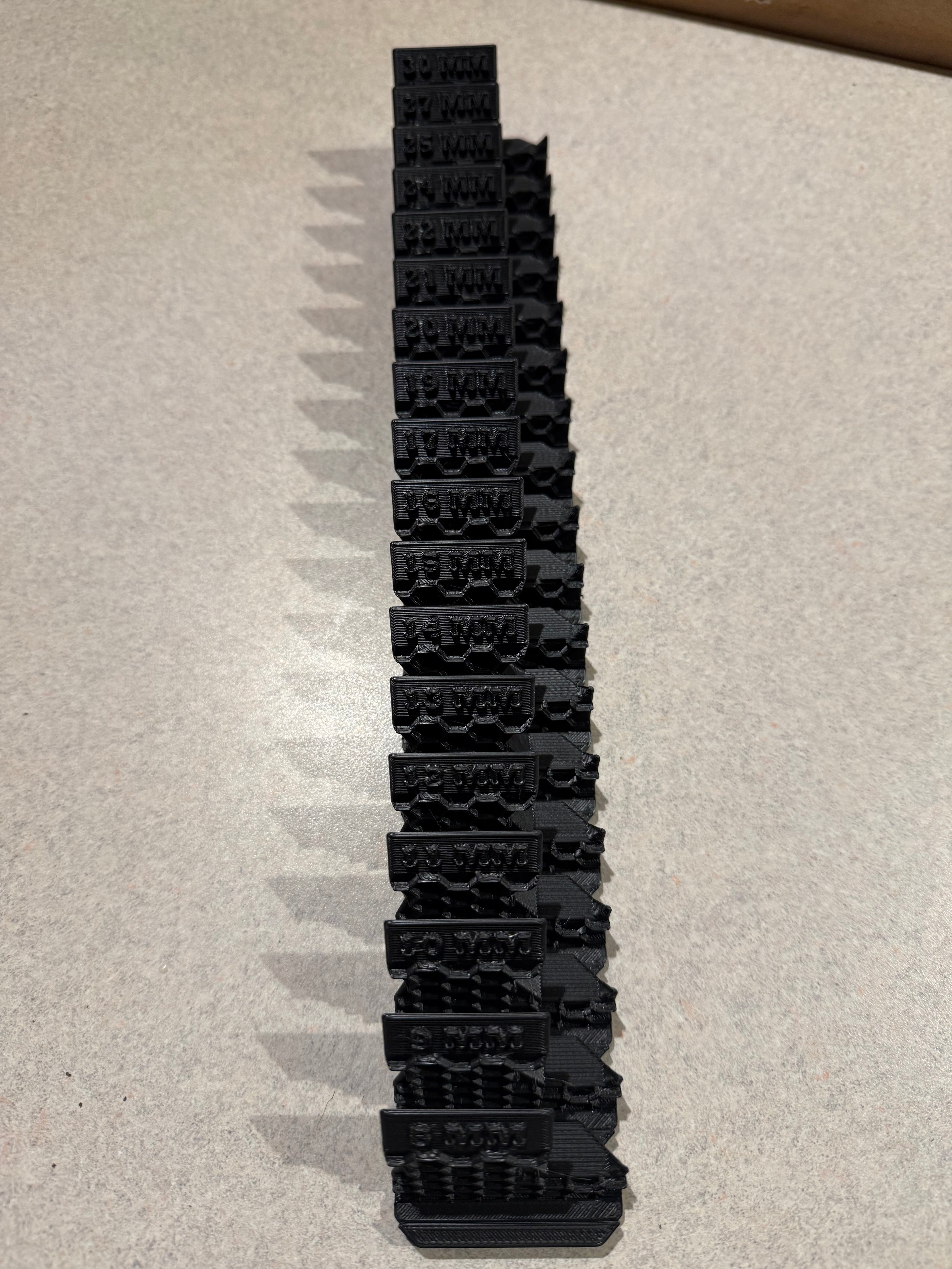 Tool Box Wrench Organizer Metric