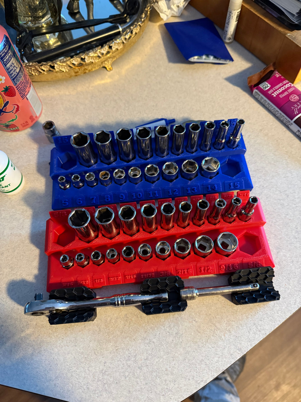 1/4” Drive Socket Organizer