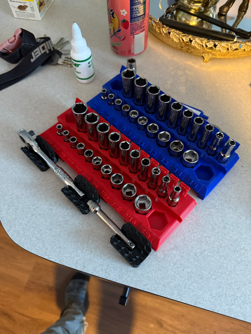 1/4” Drive Socket Organizer